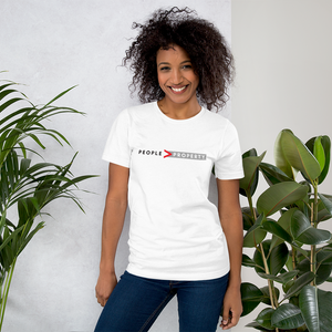 The Message in White - Short-Sleeve Unisex T-Shirt