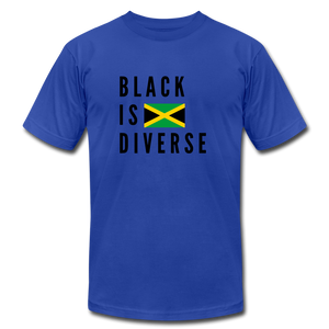 Black is Diverse - royal blue