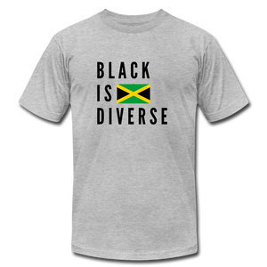 Black is Diverse - heather gray