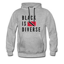 Load image into Gallery viewer, Black is Diverse - Men’s Premium Heavyweight Hoodie - heather gray
