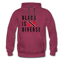 Load image into Gallery viewer, Black is Diverse - Men’s Premium Heavyweight Hoodie - burgundy
