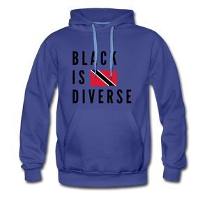 Black is Diverse - Men’s Premium Heavyweight Hoodie - royalblue