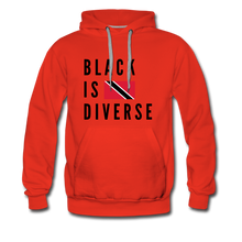 Load image into Gallery viewer, Black is Diverse - Men’s Premium Heavyweight Hoodie - red
