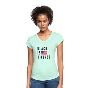 Women's Tri-Blend V-Neck T-Shirt - mint