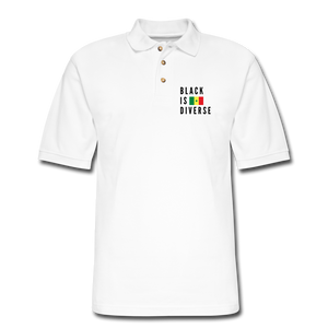 Men's Pique Polo Shirt - white