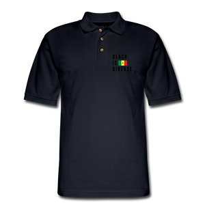 Men's Pique Polo Shirt - midnight navy