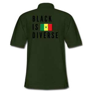 Men's Pique Polo Shirt - forest green