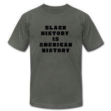 Load image into Gallery viewer, Black History is US History - Unisex Bella + Canvas T-Shirt - asphalt
