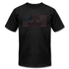 Load image into Gallery viewer, Black History is American History Outline - Bella + Canvas T-Shirt - black
