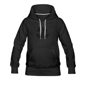 Black History is American History Women’s Premium Hoodie - black