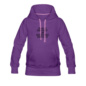 Black History is American History Women’s Premium Hoodie - purple