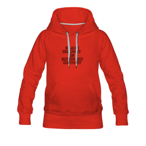 Black History is American History Women’s Premium Hoodie - red