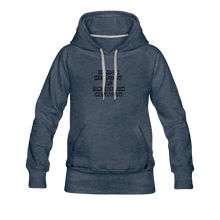 Load image into Gallery viewer, Black History is American History Women’s Premium Hoodie - heather denim
