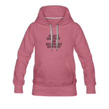 Load image into Gallery viewer, Black History is American History Women’s Premium Hoodie - mauve
