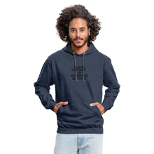 Load image into Gallery viewer, Black History is American History Contrast Hoodie - indigo heather/asphalt
