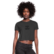 Load image into Gallery viewer, Black History is American History Croptop - deep heather
