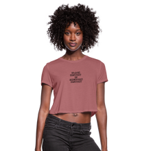 Load image into Gallery viewer, Black History is American History Croptop - mauve
