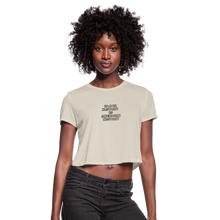 Load image into Gallery viewer, Black History is American History Croptop - dust
