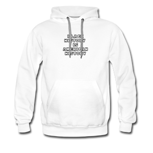 Black History is American History Premium Hoodie - white