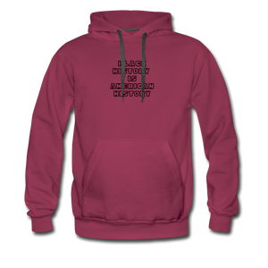 Black History is American History Premium Hoodie - burgundy