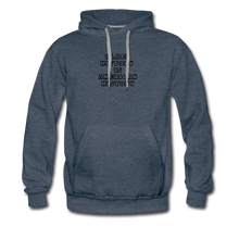 Load image into Gallery viewer, Black History is American History Premium Hoodie - heather denim
