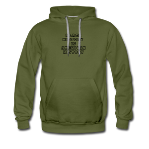 Black History is American History Premium Hoodie - olive green