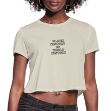 Load image into Gallery viewer, Black History is World History Croptop - dust
