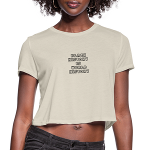 Black History is World History Croptop - dust