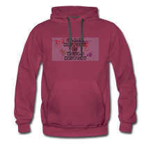 Load image into Gallery viewer, Black History is World History Map Hoodie - burgundy
