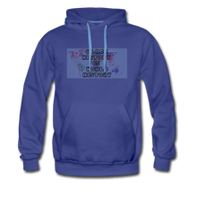 Load image into Gallery viewer, Black History is World History Map Hoodie - royalblue
