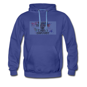 Black History is World History Map Hoodie - royalblue