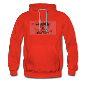 Black History is World History Map Hoodie - red