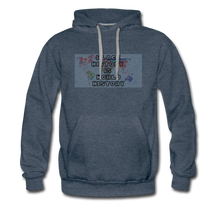 Load image into Gallery viewer, Black History is World History Map Hoodie - heather denim
