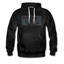 Load image into Gallery viewer, Black History is World History Map Hoodie - charcoal gray
