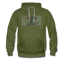 Load image into Gallery viewer, Black History is World History Map Hoodie - olive green
