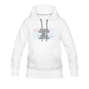 Black History is World History Map Women’s Hoodie - white