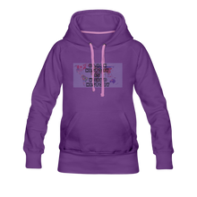 Load image into Gallery viewer, Black History is World History Map Women’s Hoodie - purple
