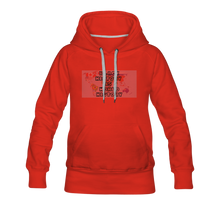 Load image into Gallery viewer, Black History is World History Map Women’s Hoodie - red
