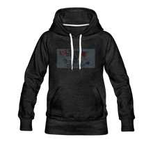 Load image into Gallery viewer, Black History is World History Map Women’s Hoodie - charcoal gray
