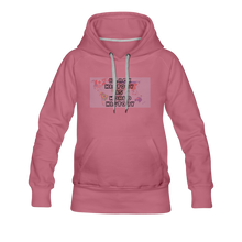 Load image into Gallery viewer, Black History is World History Map Women’s Hoodie - mauve
