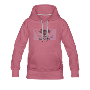 Black History is World History Map Women’s Hoodie - mauve