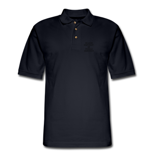 Black History is World History Men's Pique Polo - midnight navy